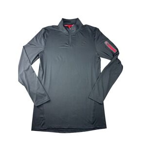 Spyder Men's Large Active Quarter Zip Pullover Long Sleeve w/ Sleeve Pocket